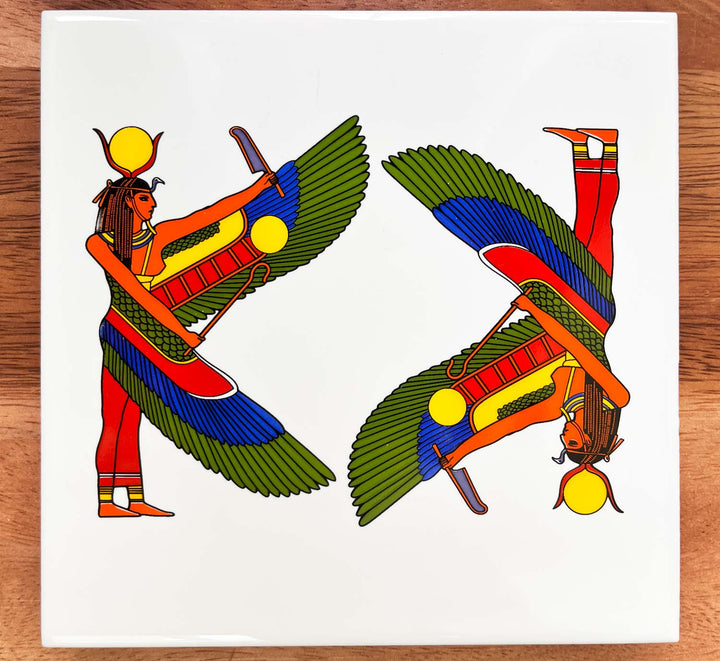 Egyptian Goddess Isis Decals - Cone 017 Ceramic- Enamel