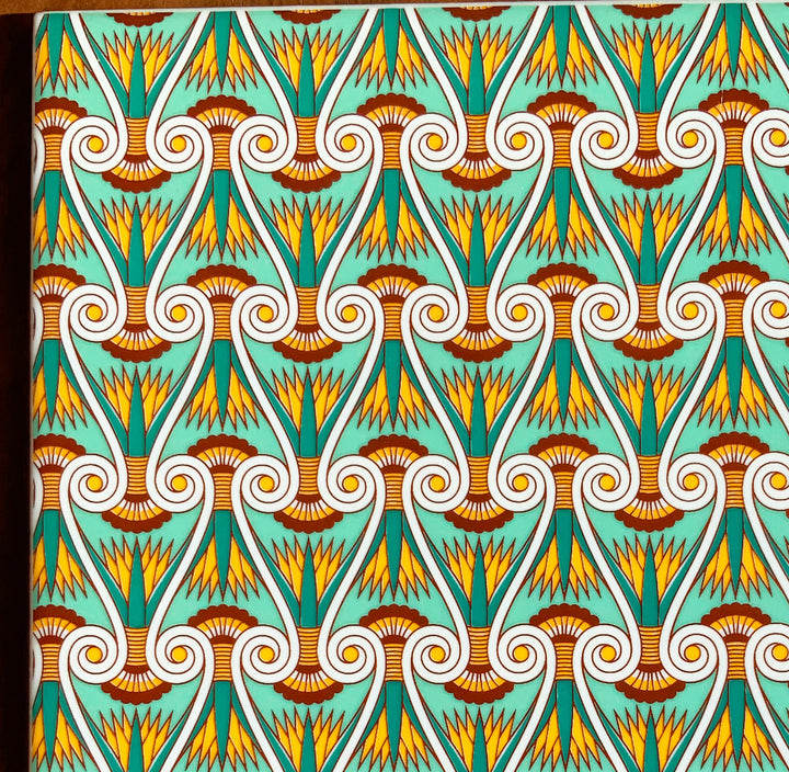 Aufkleber mit Fischschuppen-Muster – Kegel 017 – geschmolzenes Glas