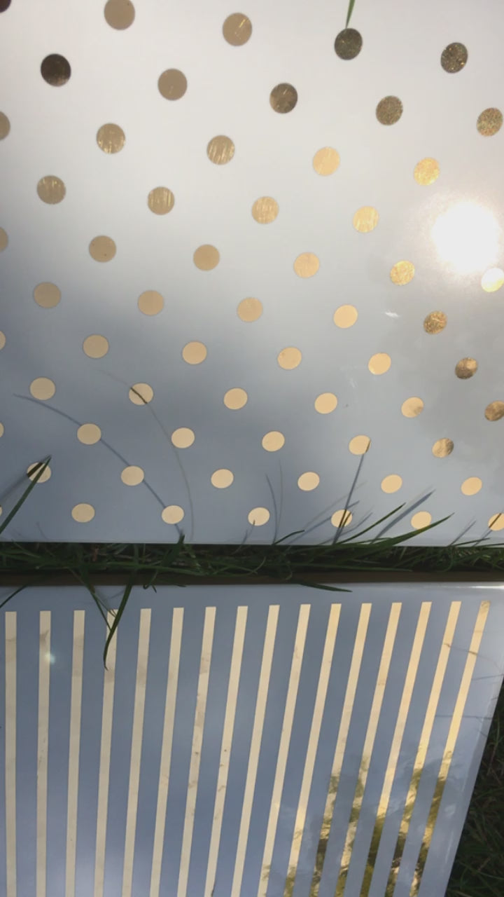 Décalcomanie à motif de points - Céramique Cône 017 - Verre fusionné - Émail