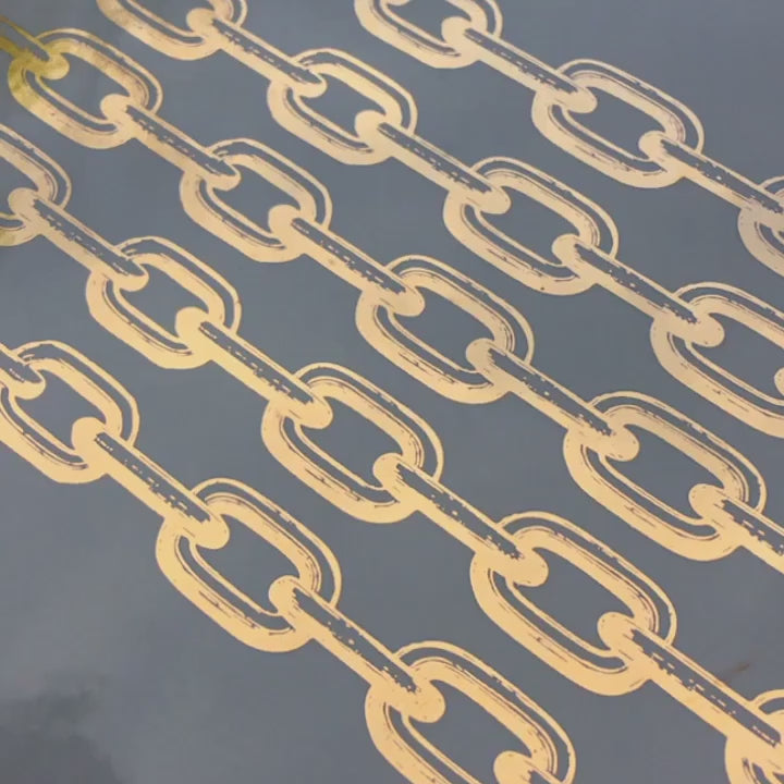 Décalcomanies Chaîne - Céramique Cône 017 - Verre fusionné - Émail