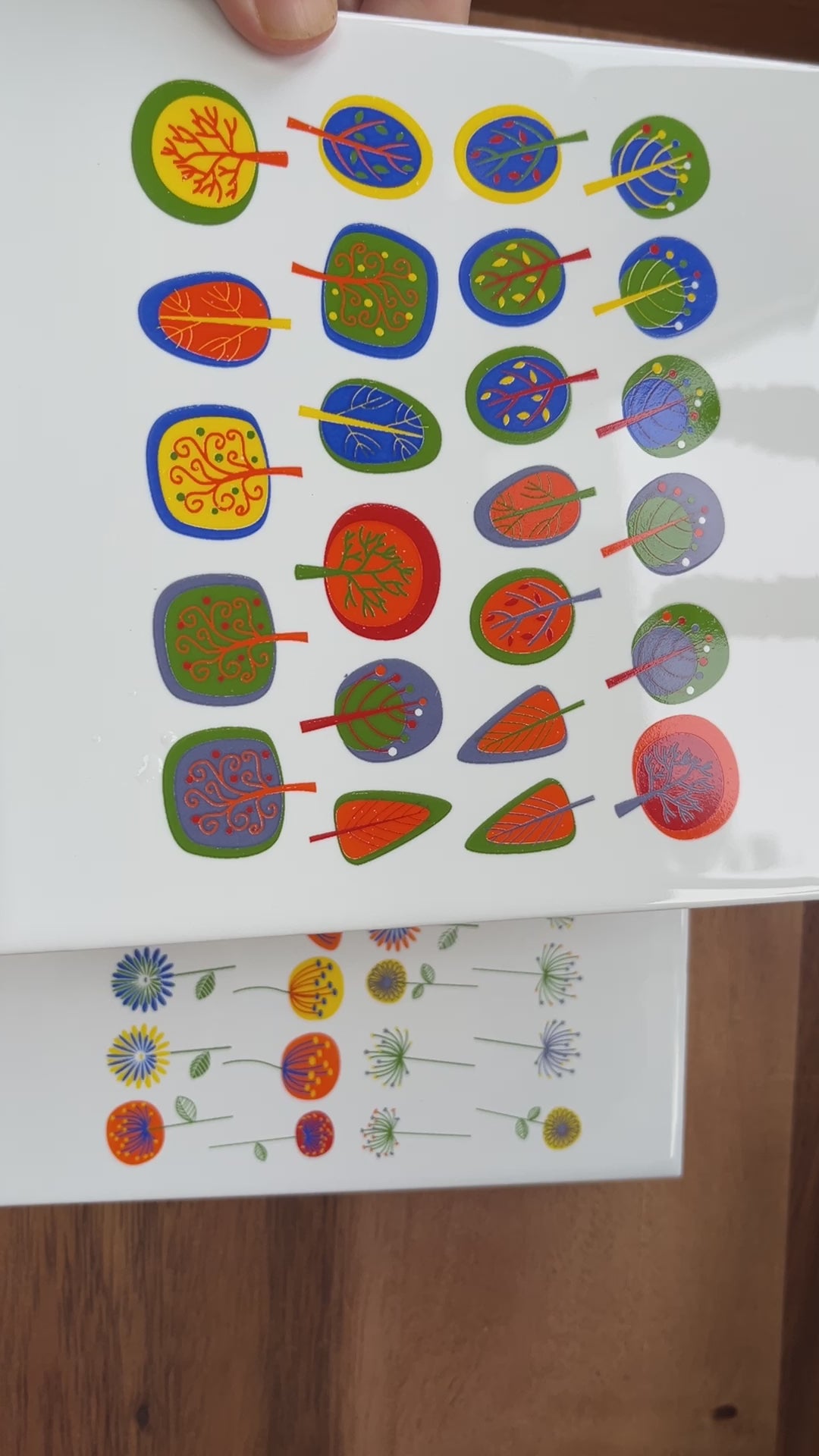 Arbres Arc-en-ciel - Verrerie - Émail