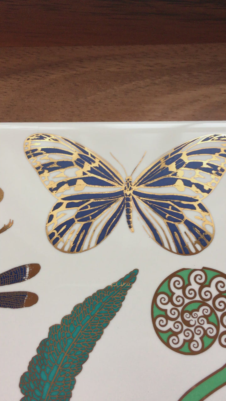 Two-Color Large Butterfly Decals - Ceramic Cone 017 - Fused Glass - Enamel