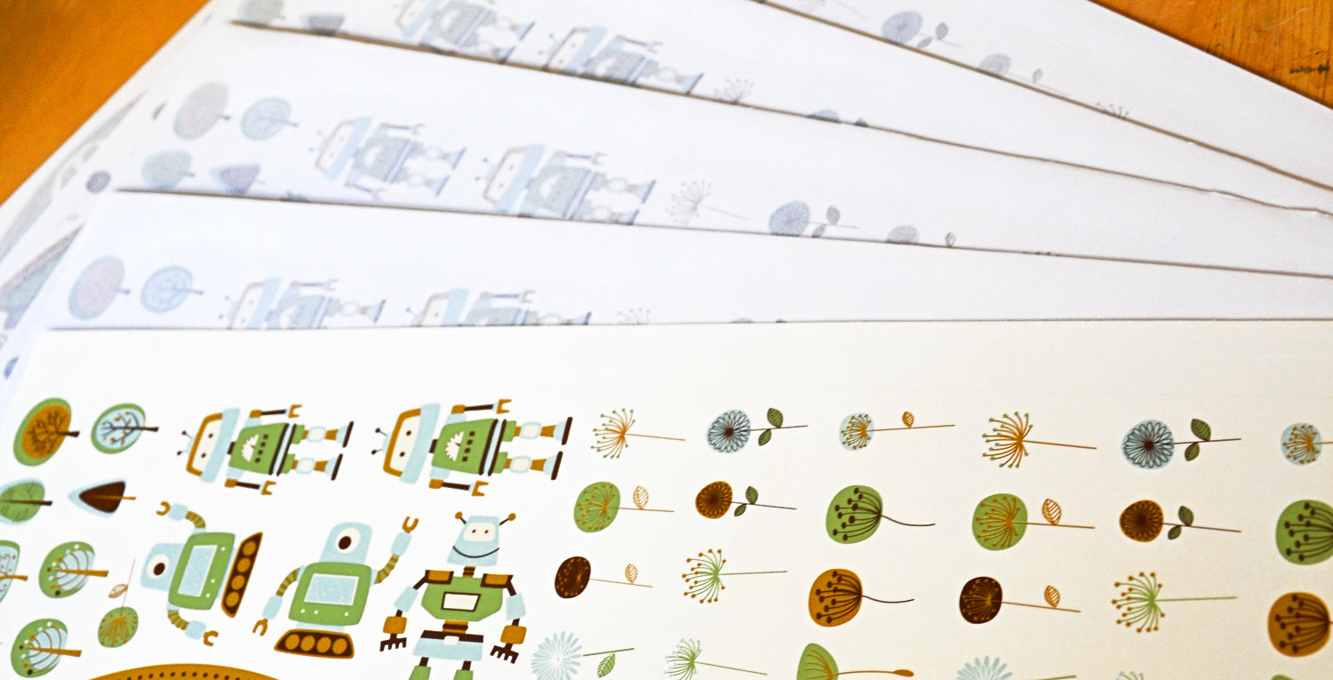 custom decals for pottery.  Custom glass fusing decals.  Custom ceramic transfers.