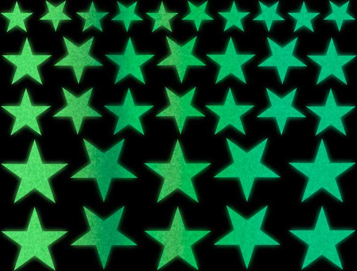 Leuchtende Sternaufkleber im Dunkeln - Nicht lebensmittelecht - Glassware - Keramikkegel 022 - Emaille