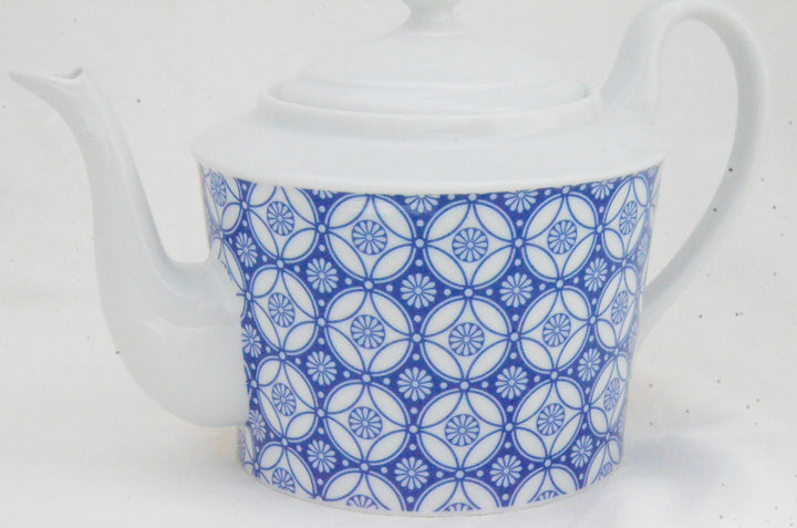 Aufkleber mit sich wiederholendem Blumenmuster - Kegel 017 - Geschmolzenes Glas