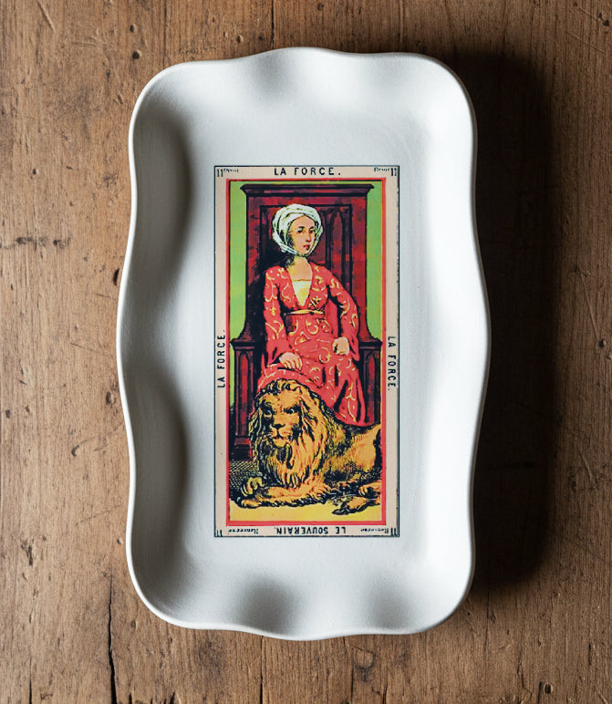 Antique French Tarot Card #1 Decals - Not Food Safe - Ceramic Cone 017 - Fused Glass - Enamel