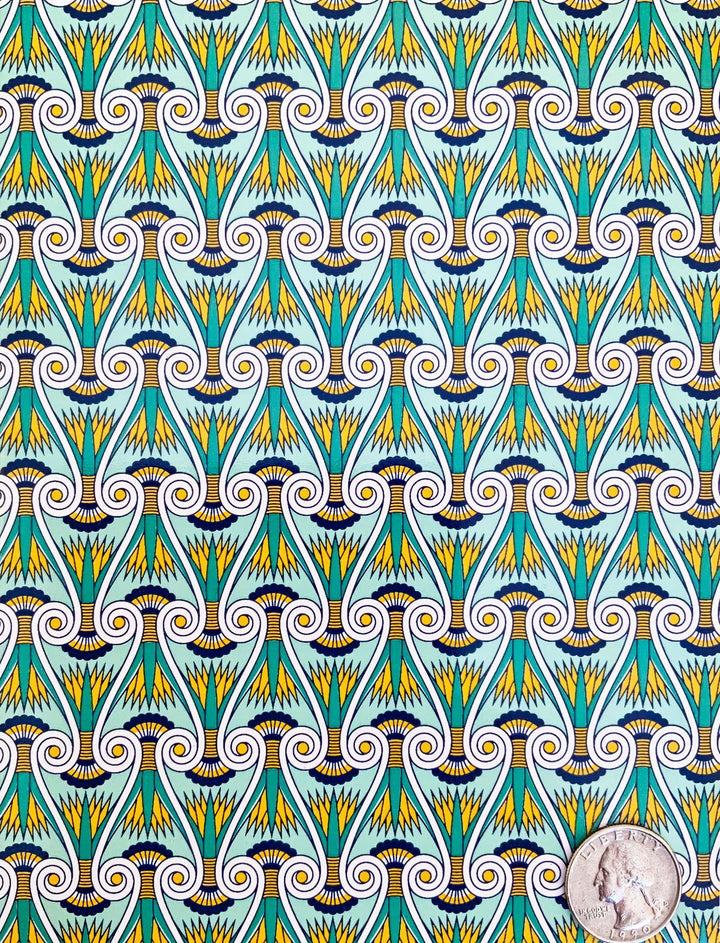 Aufkleber mit Fischschuppen-Muster – Kegel 017 – geschmolzenes Glas