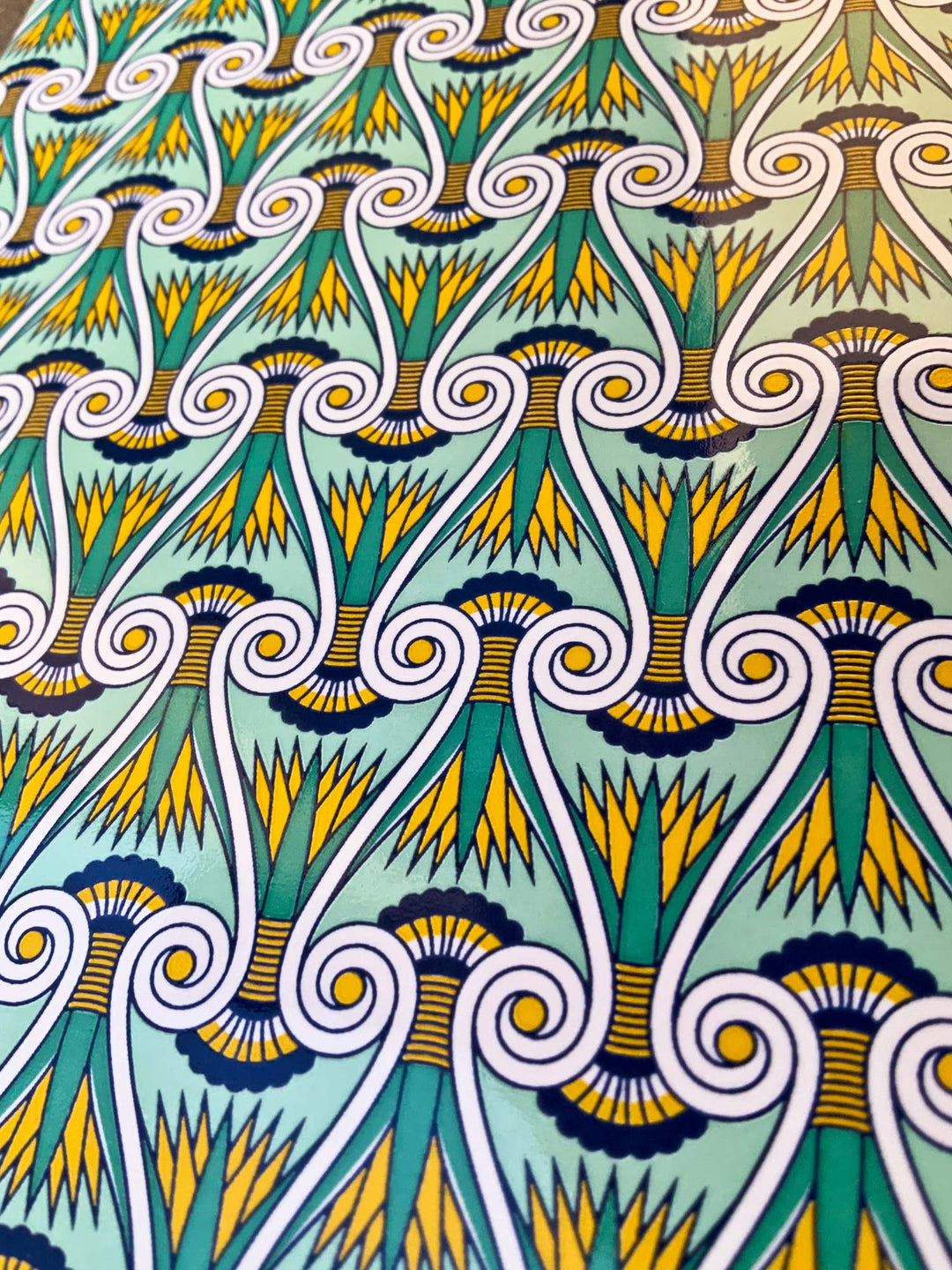 Aufkleber mit Fischschuppen-Muster – Kegel 017 – geschmolzenes Glas