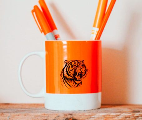 Alligator- und Krokodil-Aufkleber - Keramikkegel 017 - Geschmolzenes Glas