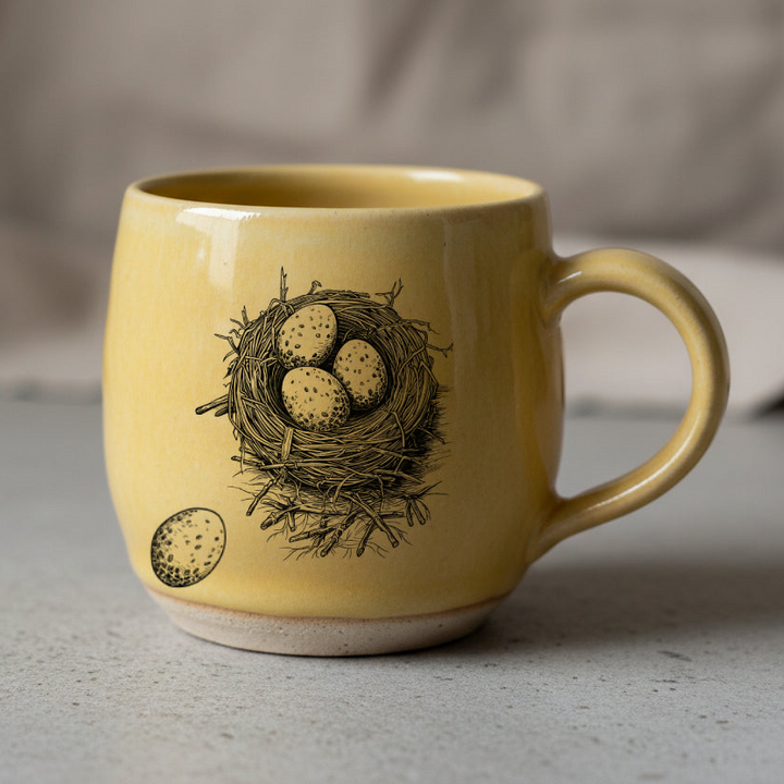 Birds Nest Decals - Ceramic Cone 017 - Fused Glass - Enamel