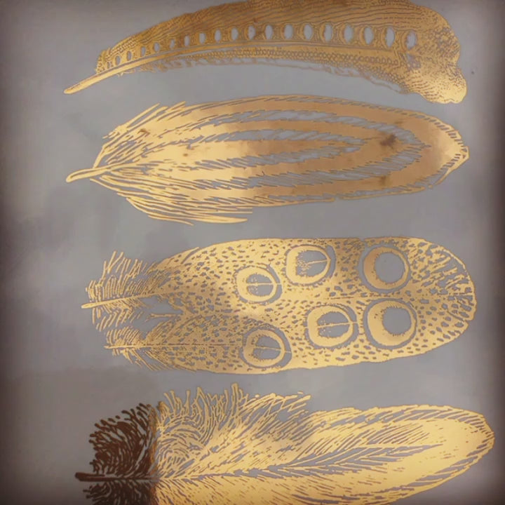 23 Karat gold ceramic decals by Milestone Decal Art.