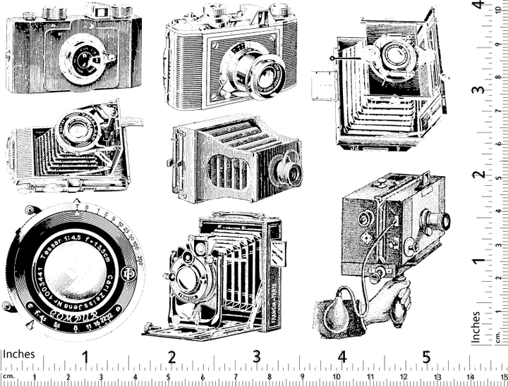 Antike Kameras - Glaswaren - Emaille
