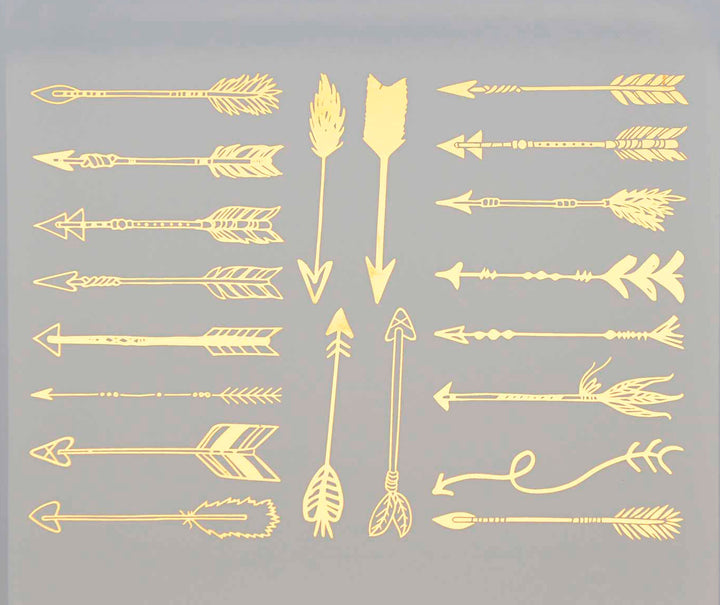 Flèche Décalcomanies - Céramique Cône 017 - Verre fusionné - Émail