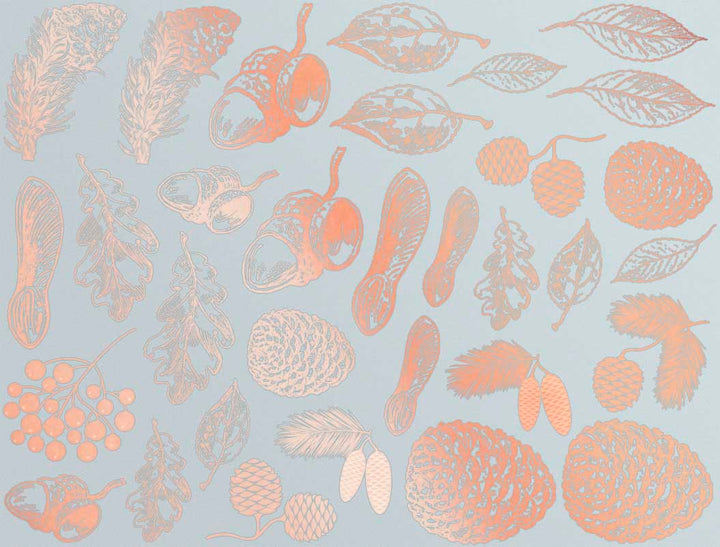 Décalcomanies Nature d'automne - Céramique Cône 017 - Verre fusionné - Émail