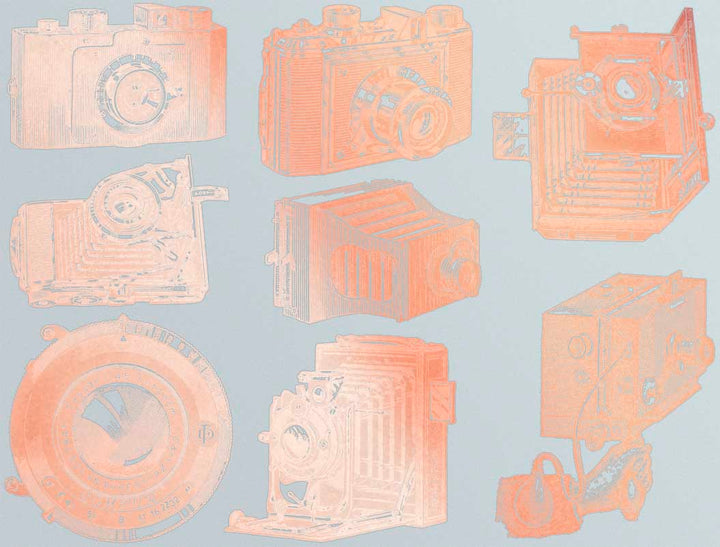 Antike Kameras - Glaswaren - Emaille