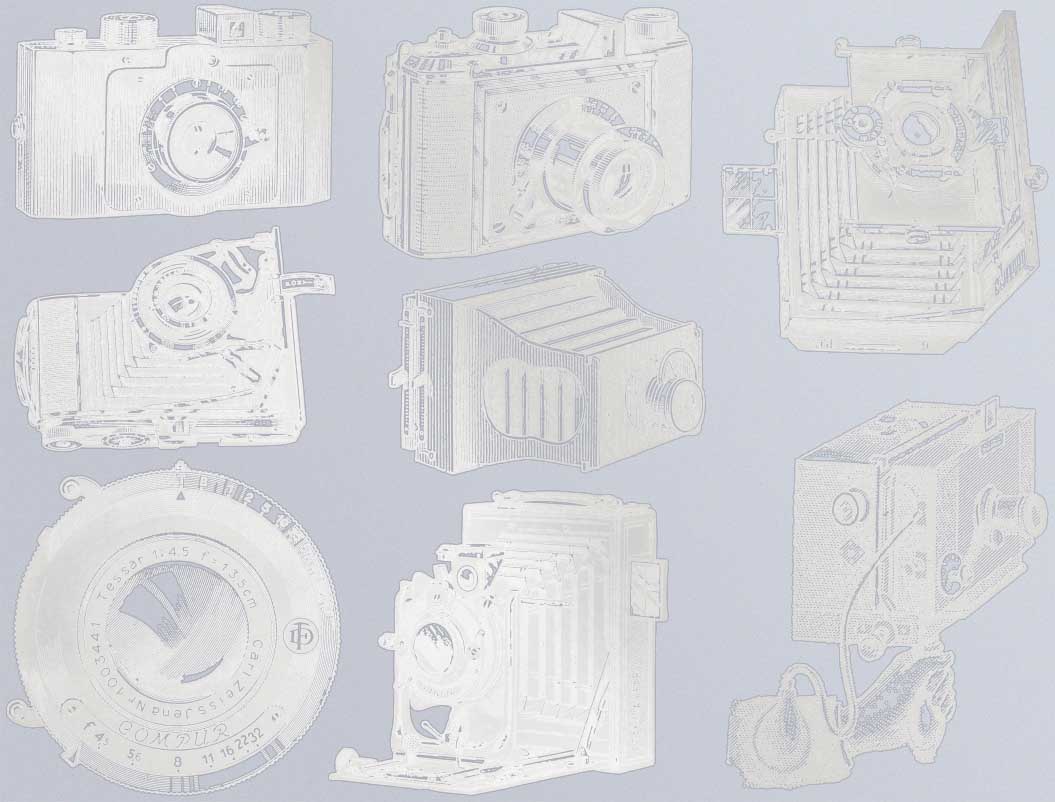 Vintage Antique Camera Decals - Cone 017 - Fused Glass - Enamel