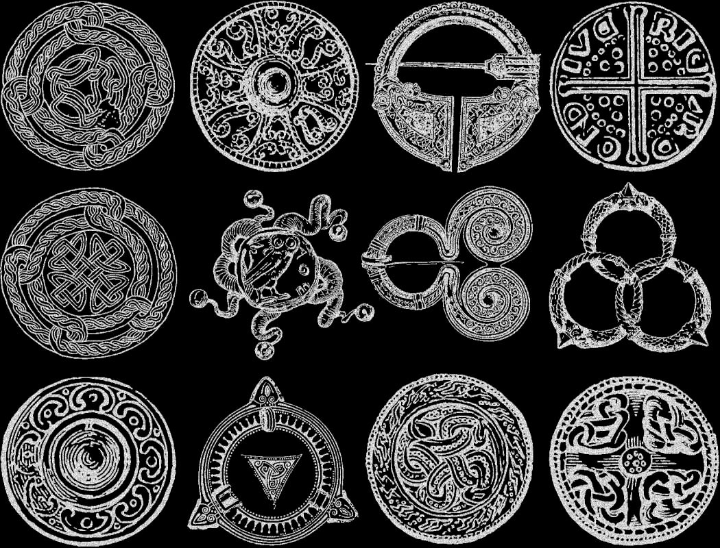 Décalcomanies Celtiques Antiques - Céramique Cône 017 - Verre fusionné - Émail