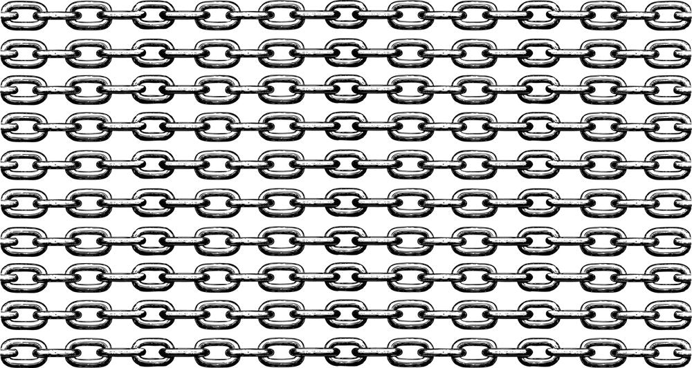 Décalcomanies Chaîne - Céramique Cône 017 - Verre fusionné - Émail