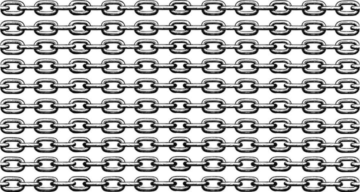 Décalcomanies Chaîne - Céramique Cône 017 - Verre fusionné - Émail