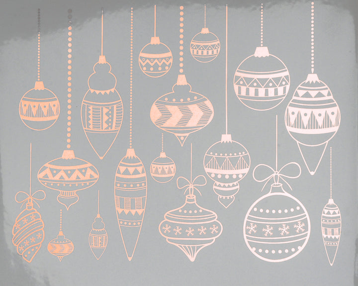 Décalcomanies classiques pour Ornements de Noël - Verrerie - Émail