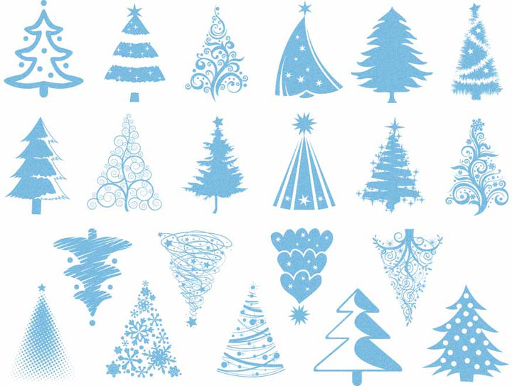 Décalcomanies de sapin de Noël phosphorescentes - Non adapté pour Produits Alimentaires - Verrerie - Céramique Cône 022 - Émail