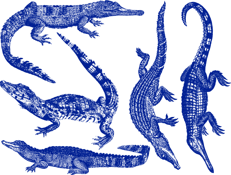 Alligator- und Krokodil-Aufkleber - Keramikkegel 017 - Geschmolzenes Glas