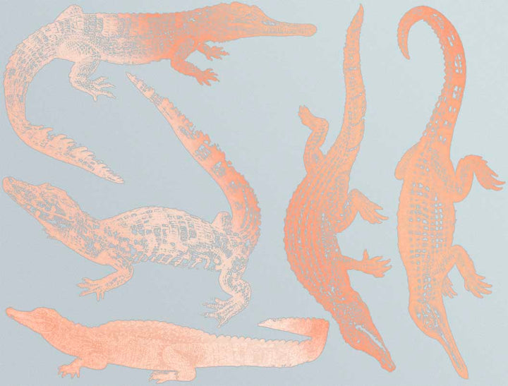Alligator- und Krokodil-Aufkleber - Keramikkegel 017 - Geschmolzenes Glas