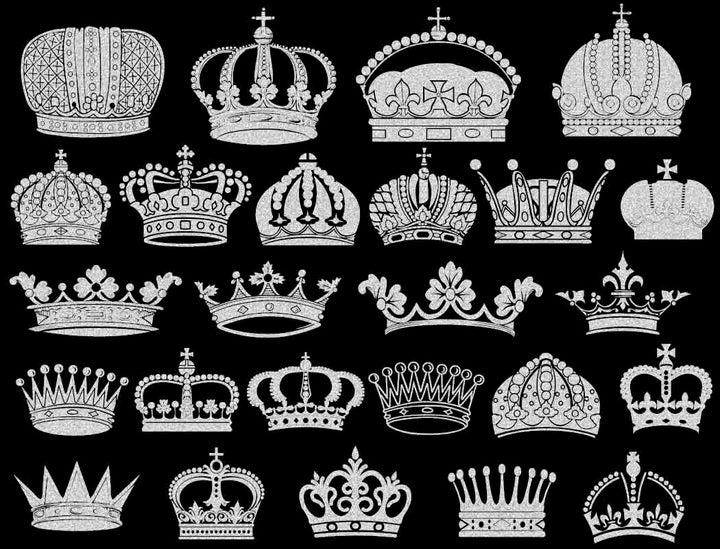 Couronne Décalcomanies - Céramique Cône 017 - Verre fusionné - Émail