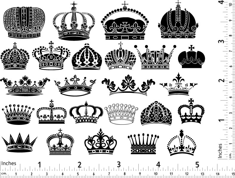 Crown Decals - Glassware - Enamel – Milestone Decal Art