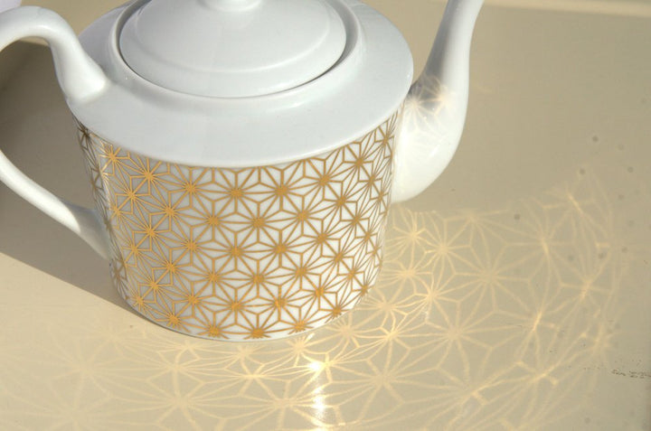 Aufkleber mit mittelalterlichem Linienmuster – Kegel 017 – Geschmolzenes Glas