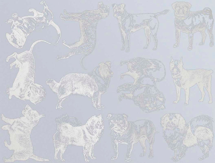 Aufkleber mit Hunderassen - Keramikkegel 017 - Geschmolzenes Glas