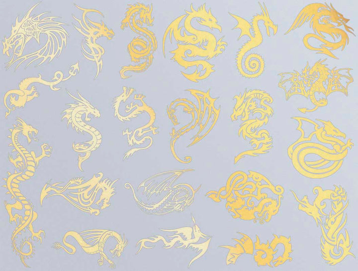 Dragon Décalcomanies - Céramique Cône 017 - Verre fusionné - Émail