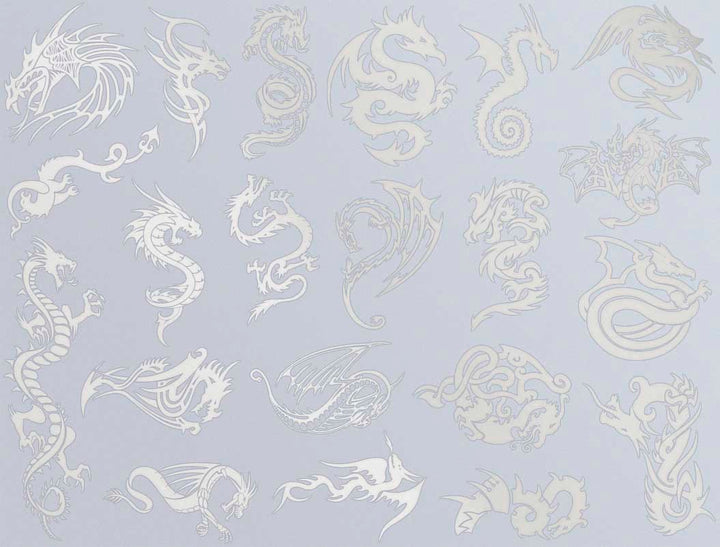 Dragon Décalcomanies - Céramique Cône 017 - Verre fusionné - Émail