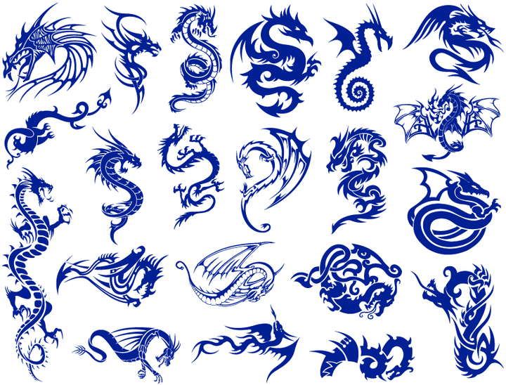 Dragon Décalcomanies - Céramique Cône 017 - Verre fusionné - Émail