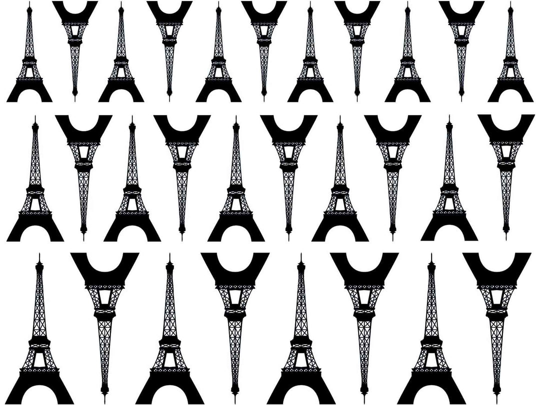 Décalcomanies Tour Eiffel - Céramique Cône 017 - Verre fusionné - Émail