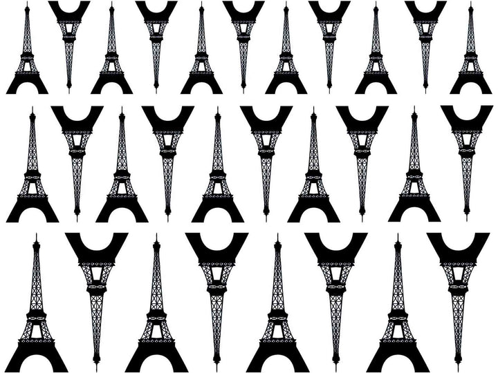 Décalcomanies Tour Eiffel - Céramique Cône 017 - Verre fusionné - Émail