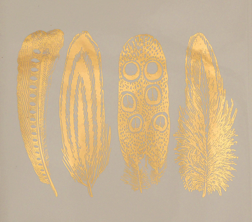 Large Feather #2 Decals - Cone 017 - Fused Glass 