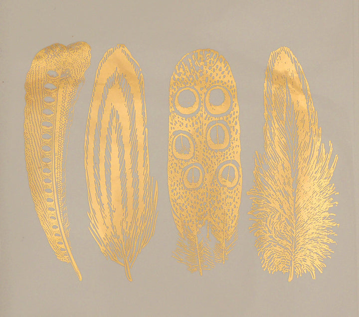 Large Feather #2 Decals - Cone 017 - Fused Glass 