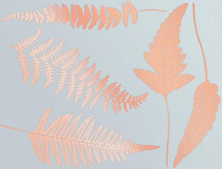 Décalcomanies Fougère - Verrerie - Émail