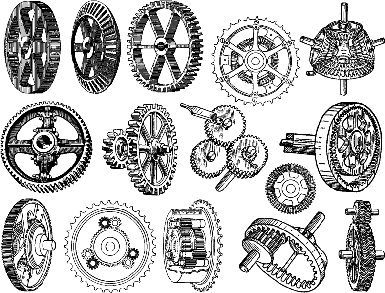 Gear Decals - Ceramic Cone 017 - Fused Glass - Enamel