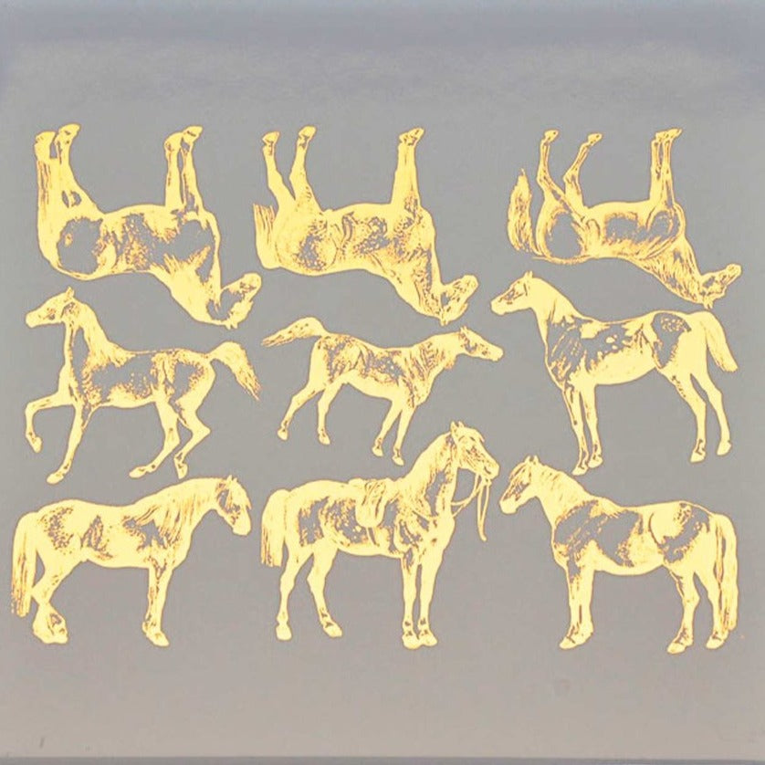 Horse Breed Decals - Cone 017 - Fused Glass 