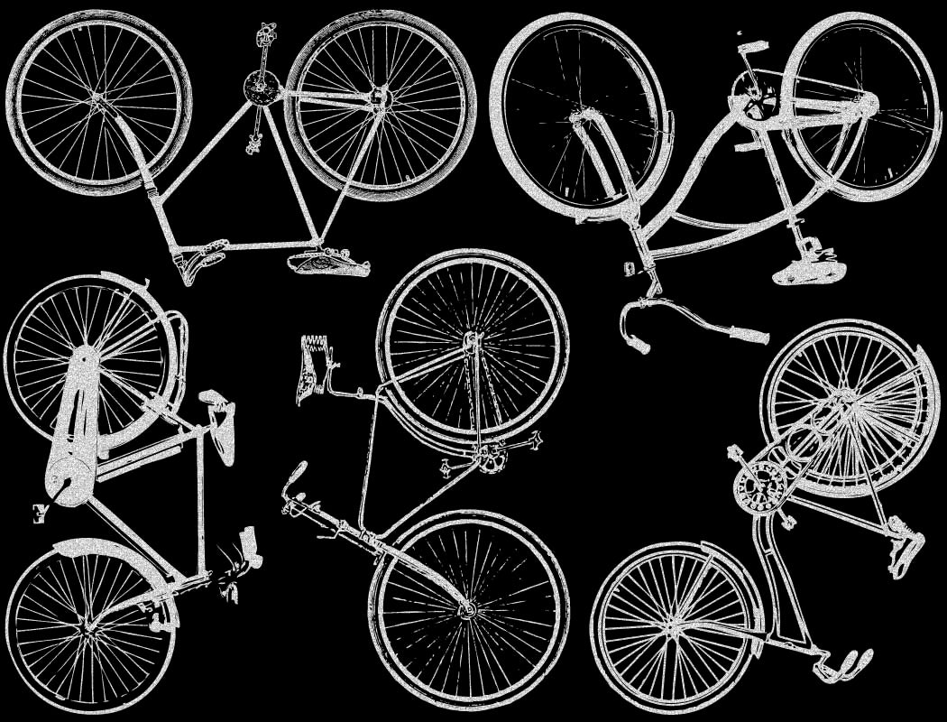 Grandes Décalcomanies de Vélo - Verrerie - Émail