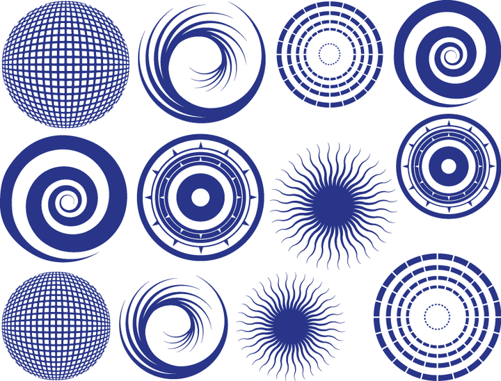 Grand Cercle #2 Décalcomanies - Céramique Cône 017 - Verre Fusionné - Émail