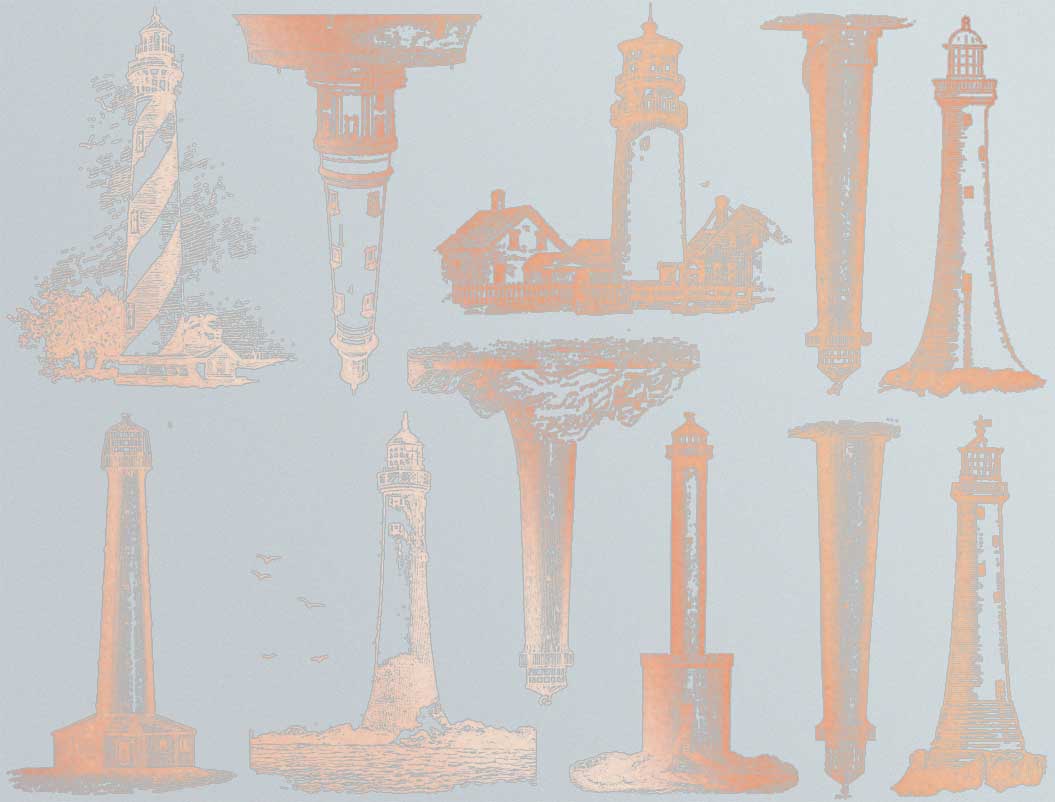 Phare Décalcomanies - Céramique Cône 017 - Verre fusionné - Émail