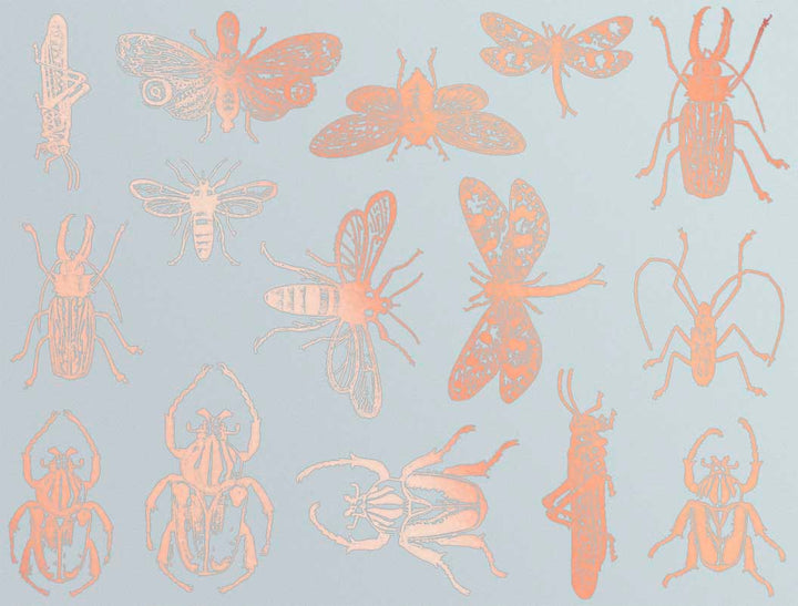 Décalcomanies d'insectes mixtes - Céramique Cône 017 - Verre fusionné - Émail