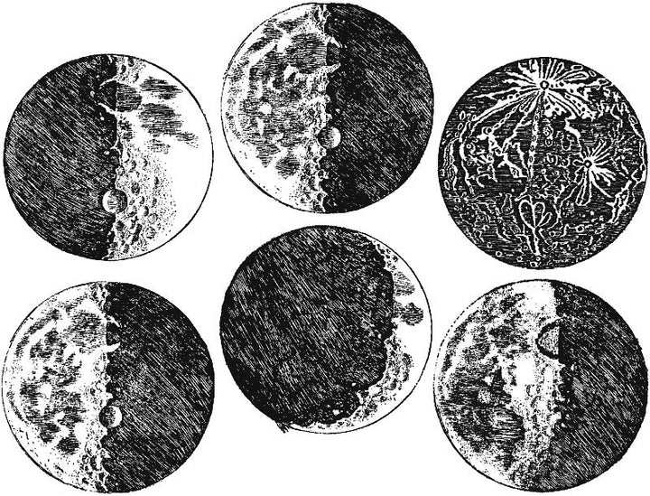 Moon Decals - Cone 6 - Inglaze 