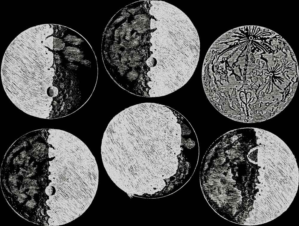 Décalcomanies Lune - Céramique Cône 017 - Verre fusionné - Émail