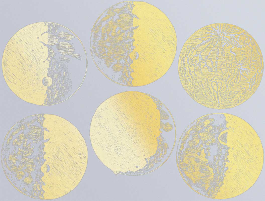 Lune Décalcomanies - Verrerie - Émail