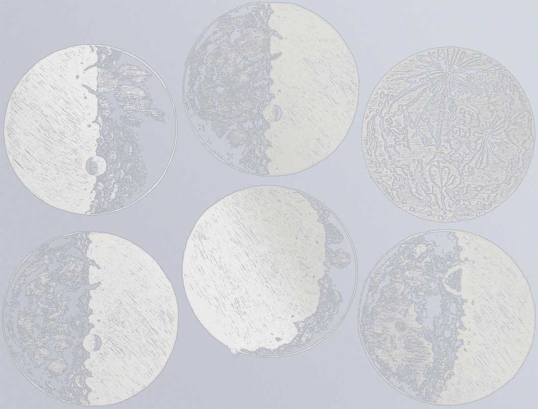 Décalcomanies Lune - Céramique Cône 017 - Verre fusionné - Émail