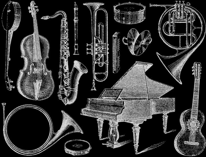 Aufkleber für Musikinstrumente – Keramikkegel 017 – geschmolzenes Glas